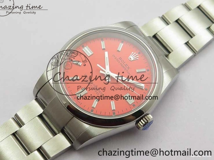 0510 Seasonal Oyster Perpetual 36mm 126000 BP Best Edition Red Dial on SS Bracelet 2652